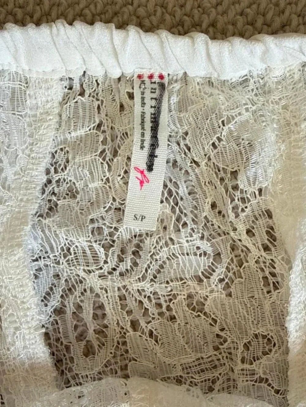 Free People Candy calling maxi half slip skirt